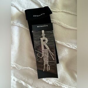 Retrofete Alphabet Earring Initial R